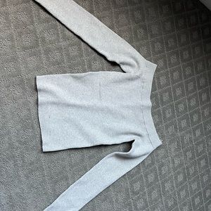 Long sleeve off the shoulder sweater